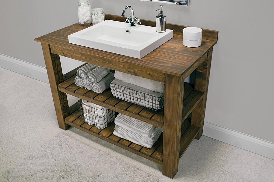 Kreg Tool Innovative Solutions For, Country Bathroom Vanity With Sink