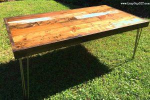 Patchwork Plank Dining Table