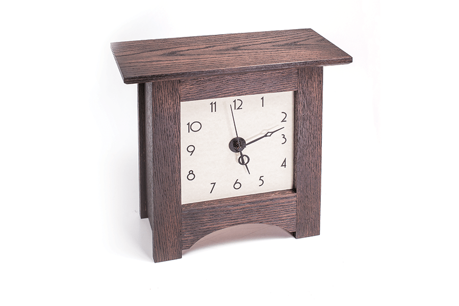 Wood Craft Assembly Wooden Construction Clock Kit Shelf Clock 