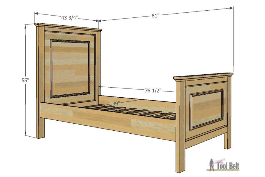 Kreg Tool Innovative Solutions For, Diy Twin Bed Frame Measurements