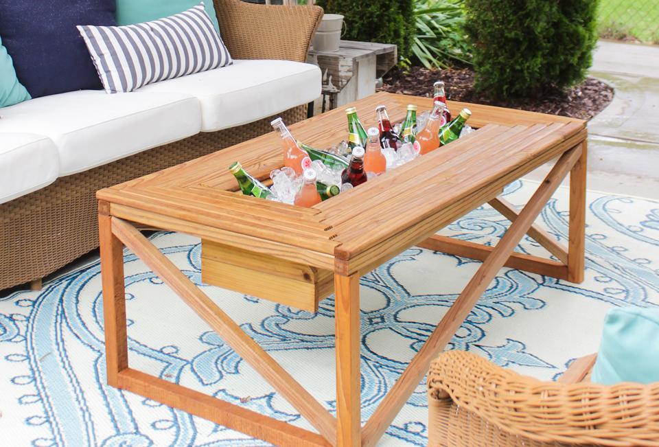 Kreg Tool Innovative Solutions For, Outdoor Table With Built In Cooler Plans