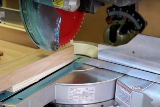 How to create tapers on a miter saw