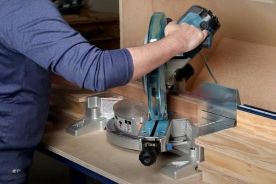 How to cut angles on a miter saw