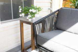 Concrete Paver Outdoor Side Table