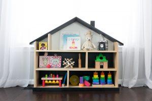 Modern Dollhouse Bookcase