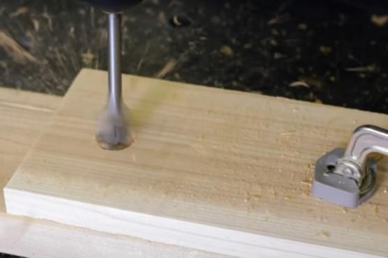 How to drill large holes