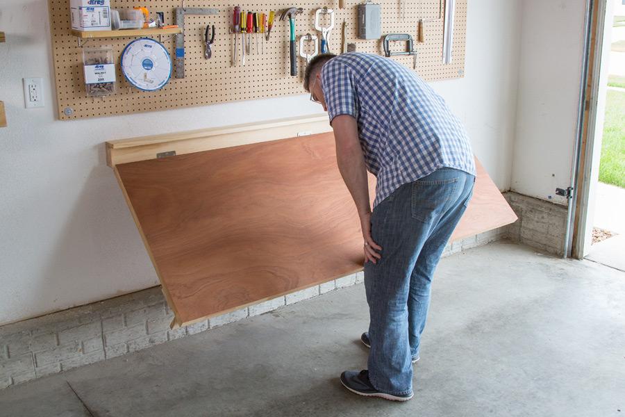 Kreg Tool Innovative Solutions For, Folding Work Table Garage Door