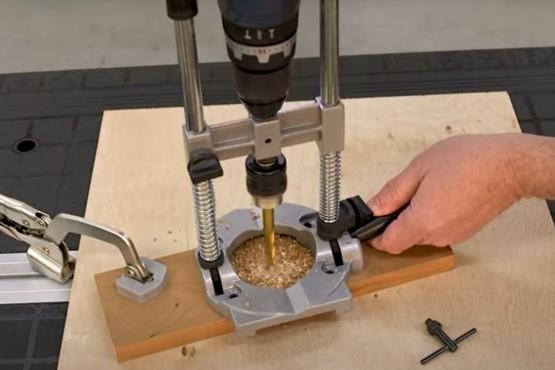 How to get better drilling results with a portable drill guide