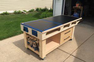 Mobile Outfeed/ Assembly Table
