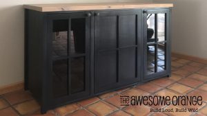 Custom Built Buffet with Mini Fridge - FunCycled