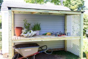 Lean-To Potting Shed