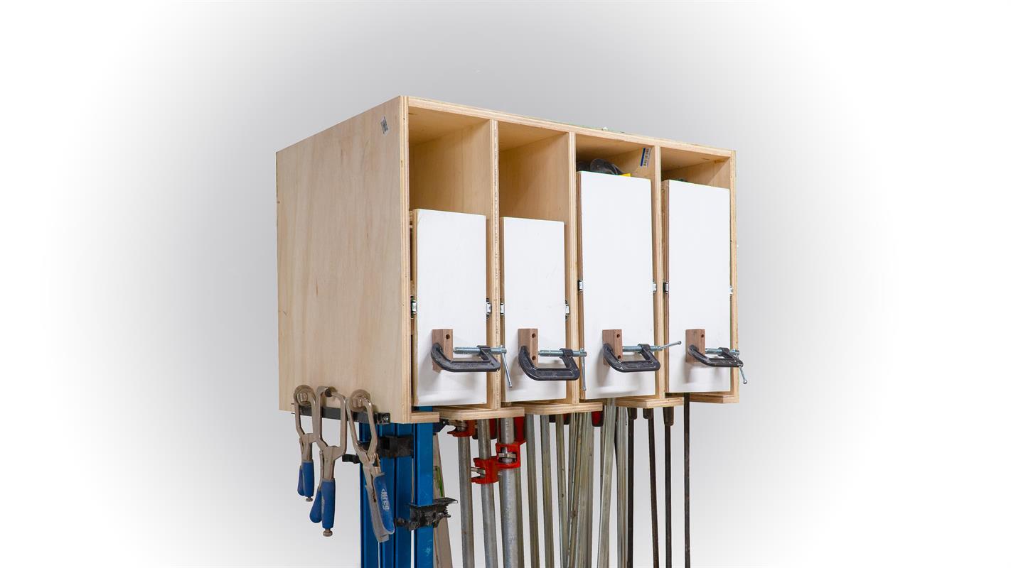 Space Saving Clamp Rack for a Small Shop