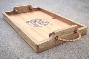 Custom Graphic Tray with Rope Handles
