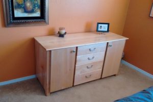 Maple Combination Dresser and Craft Cabinet