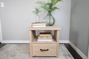 DIY Side Table With Drawer