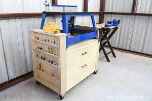 Router Cart for Kreg Bench Top Router Table