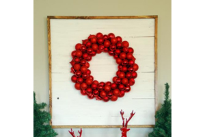 Shiplap Wreath Display Frame