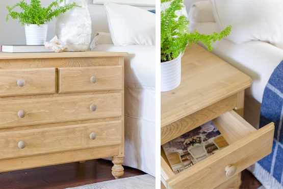 Vintage Inspired Pine Dresser