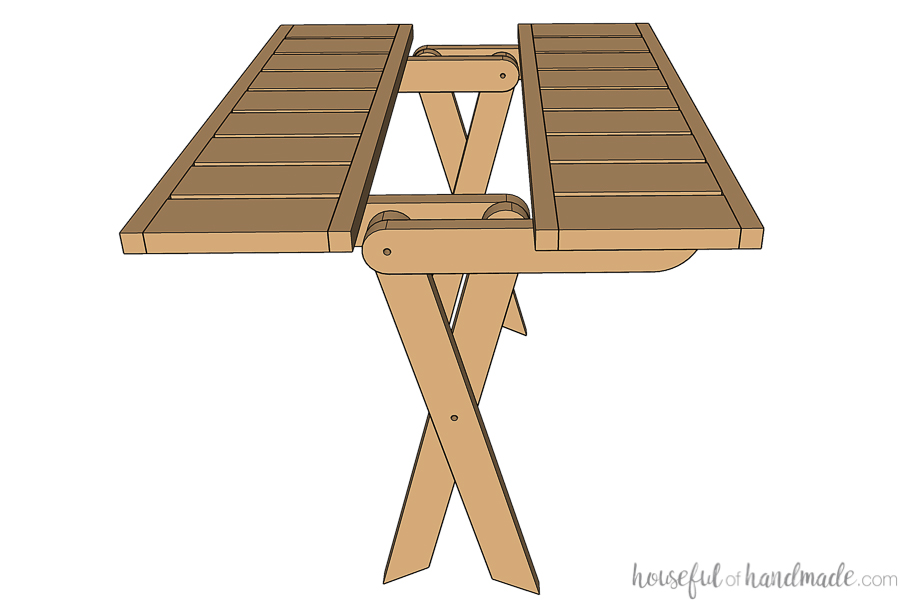 Kreg Tool Innovative Solutions For, Fold Up Wooden Table Plans