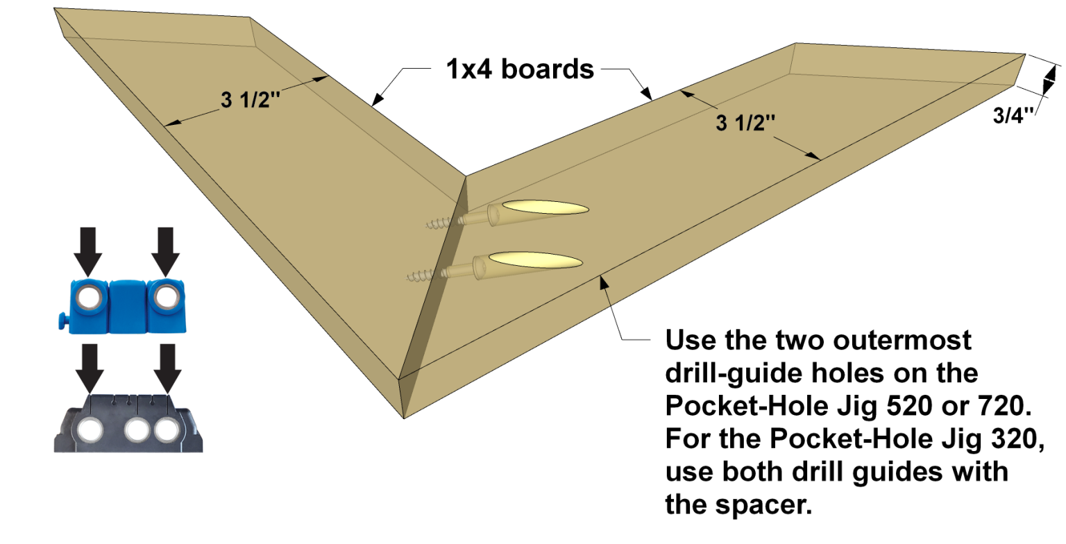 How to create miter joints with pocket holes Kreg Tool