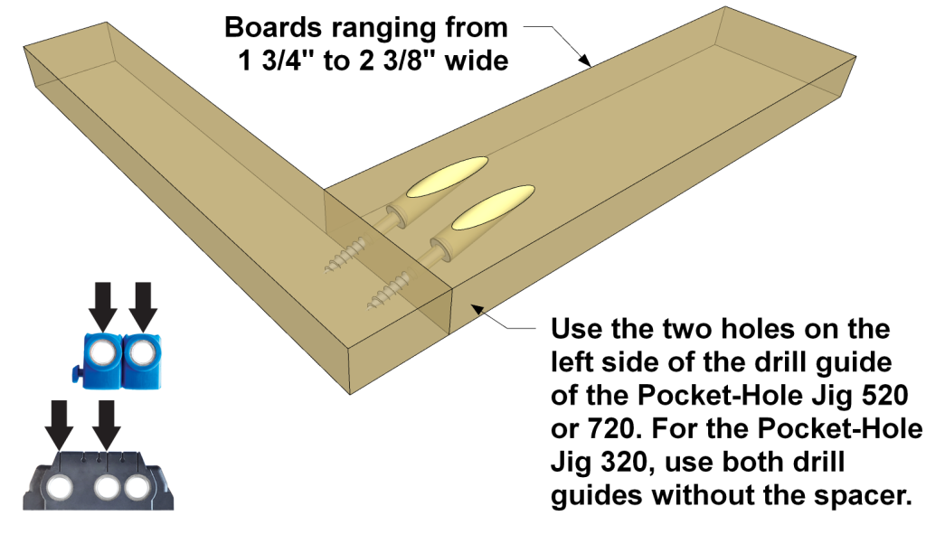 Quick tips for the best pockethole spacing Kreg Tool