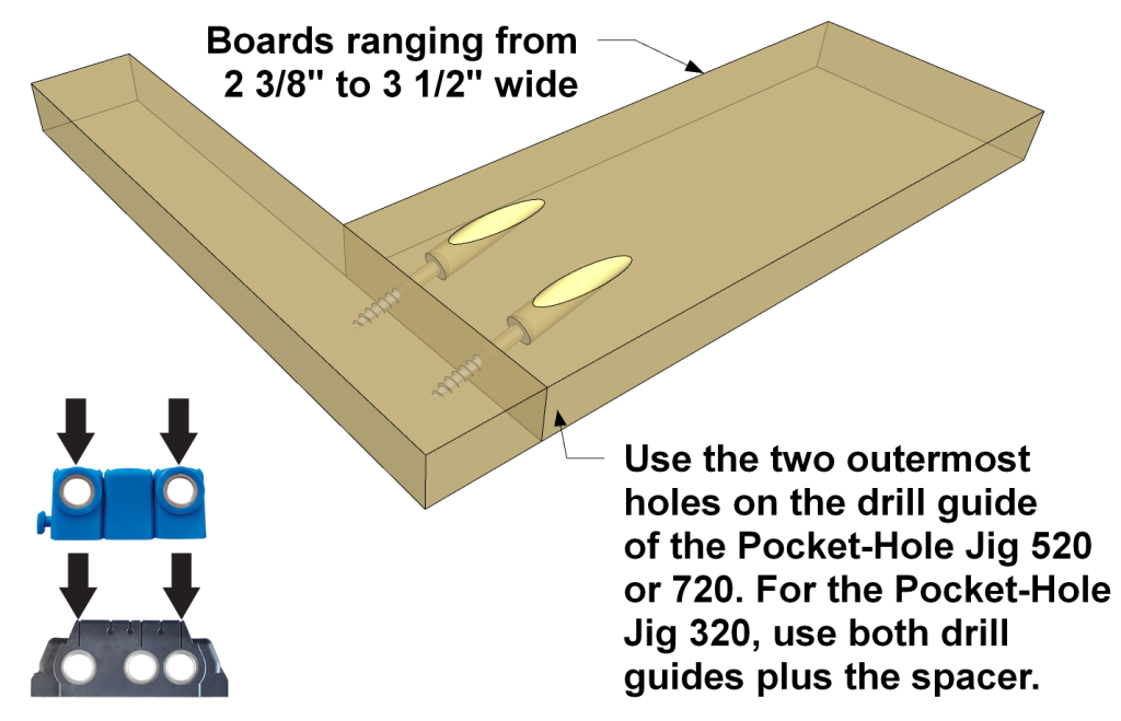 Quick tips for the best pockethole spacing Kreg Tool