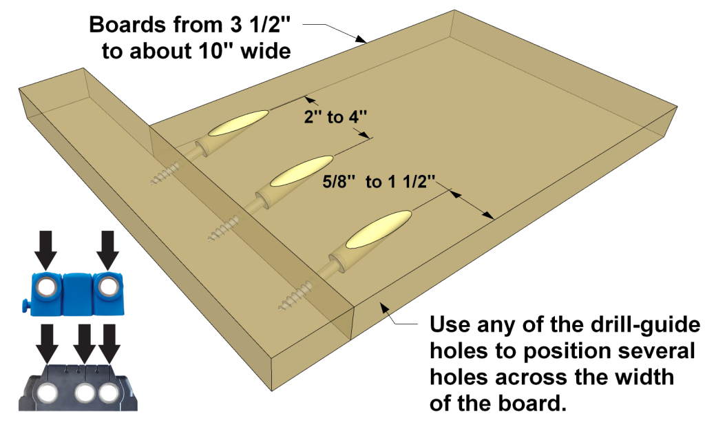 Quick tips for the best pockethole spacing Kreg Tool