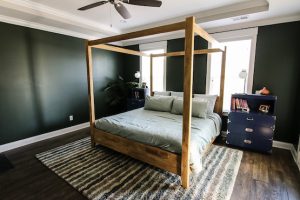 DIY Four Post Canopy Bed