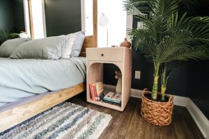 DIY Modern Bedside Table With Arches