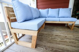 DIY Modern Outdoor Sectional Couch