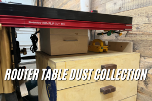 Router Table Dust Collection Box