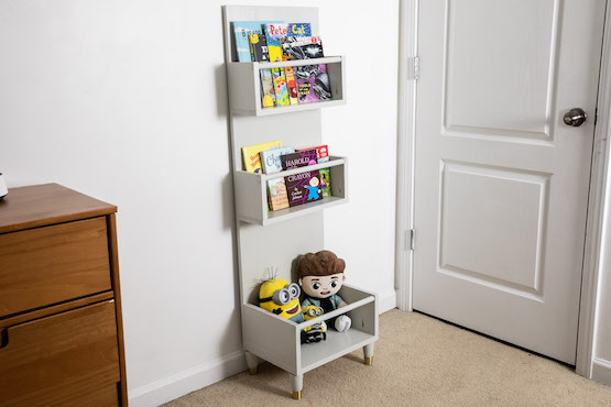 DIY Book and Toy Rack