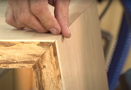 How To Cut A Waterfall Edge With A Track Saw