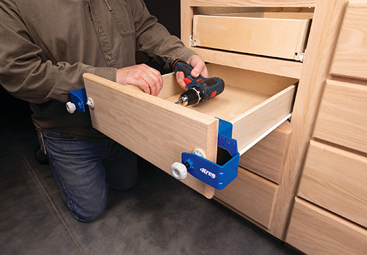 Quickly and Easily Install Drawer Fronts