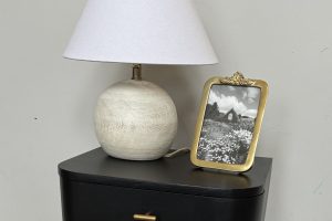 Modern Curved Nightstand