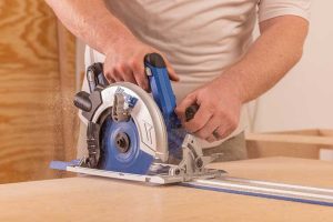 circular saw into track saw