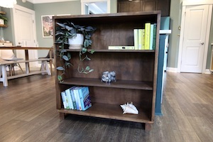 Traditional Bookshelf with Modern Legs