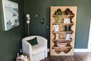 Scalloped Bookcase