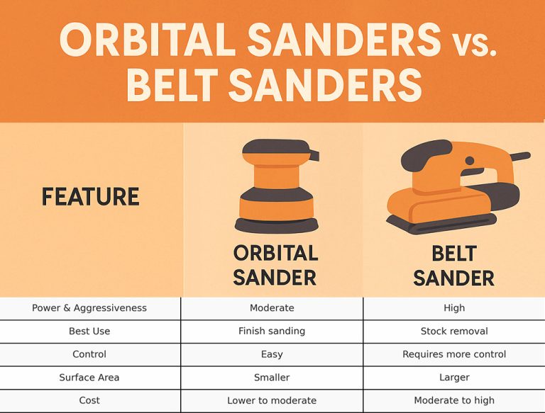 Random Orbital Sander Vs Belt Sander