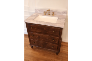 Faux Vintage Dresser Vanity