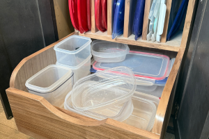 Tupperware Drawer Organizer for Base Cabinets