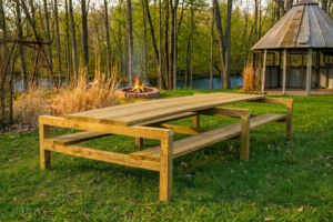 DIY Modern Picnic Table