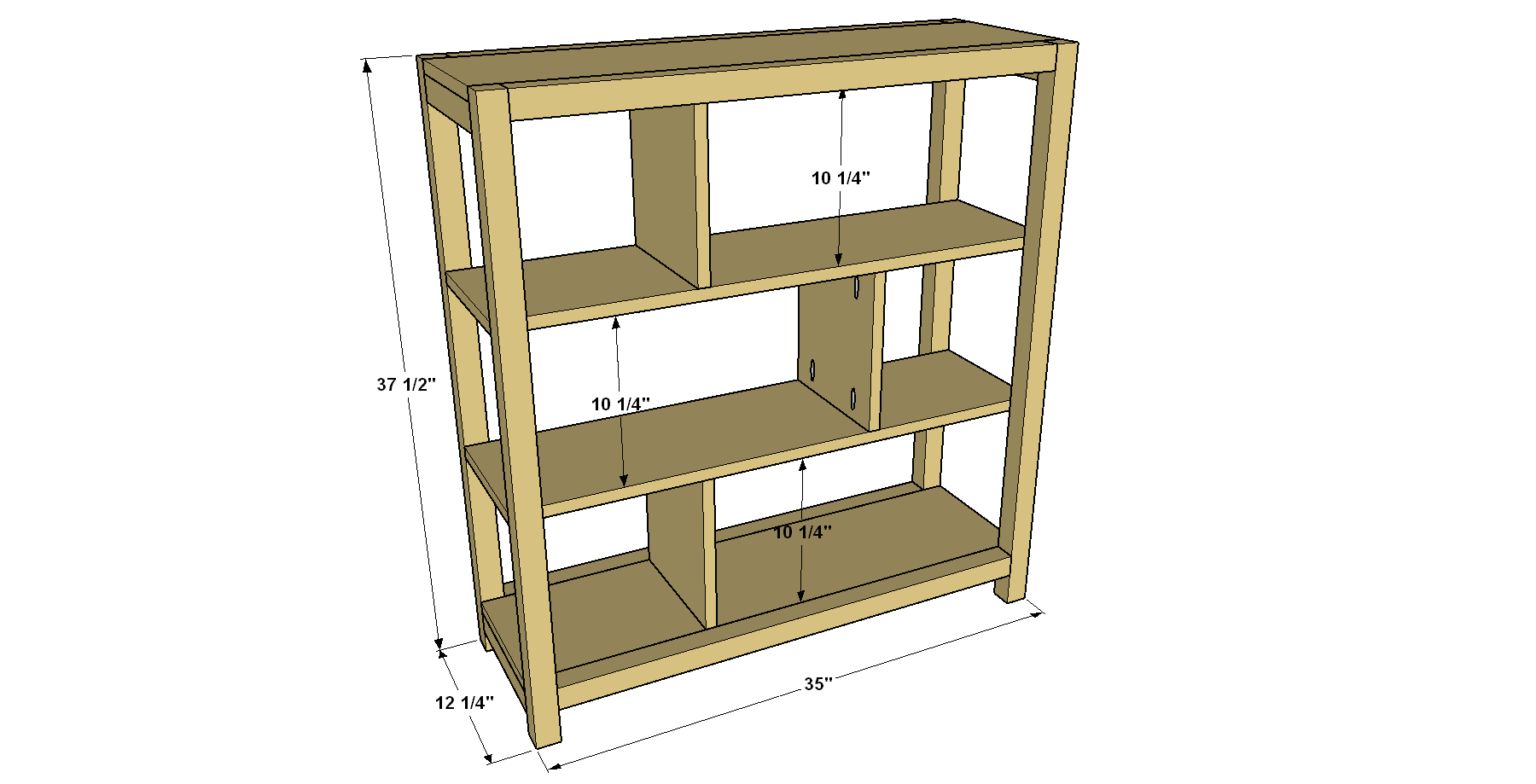 easy-to-build-bookcase-overall-with-dimensions