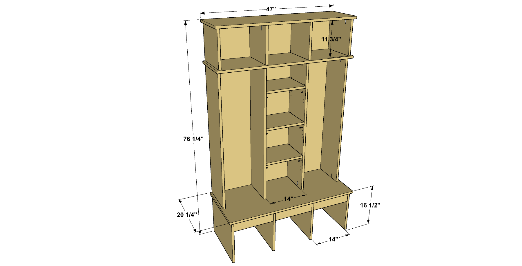 entryway-organizer-overall-with-dimensions