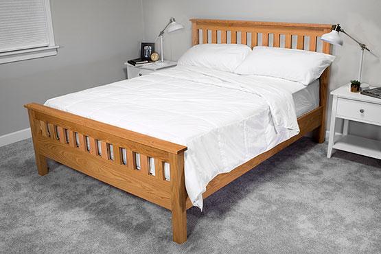Classic Craftsman-Style Queen Bed