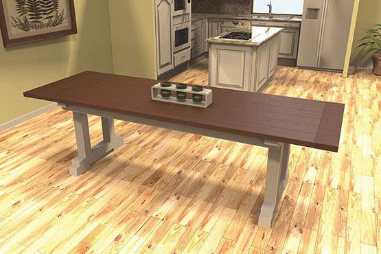 rustic farmhouse dining table