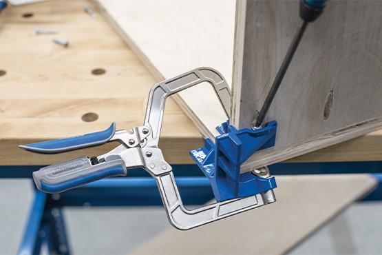 How to hold case sides at 90° during assembly