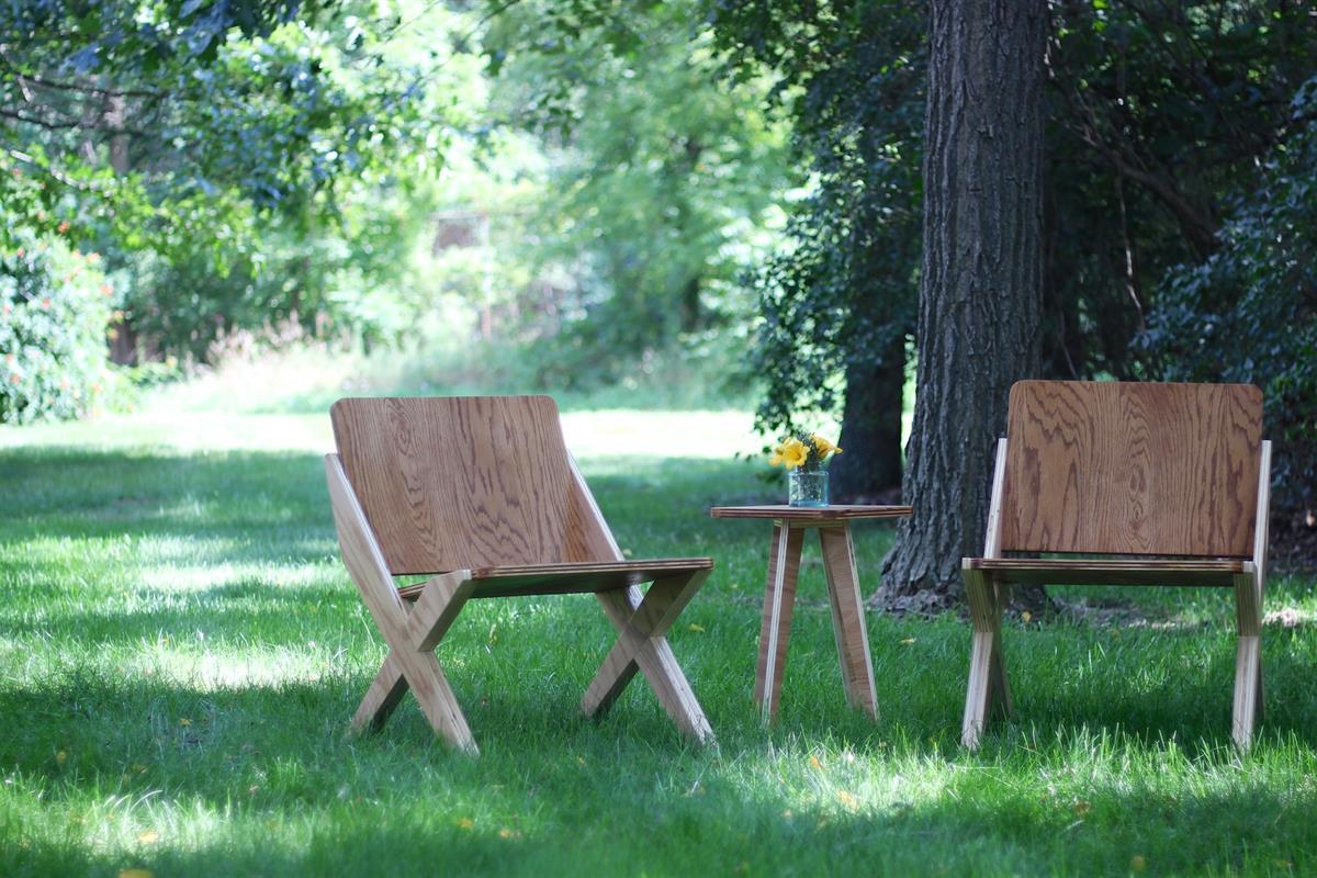 1 Sheet Plywood Chair Set - Rogue Engineer 1