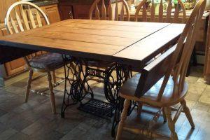 Table for Antique Sewing Machine Base