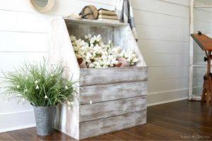 Antique Boot Box (with Shoe Storage)
